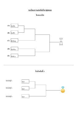 ระเบียบการแข่งขันกีฬาฟุตซอล ชิงชนะเลิศ ชิงอันดับที่3