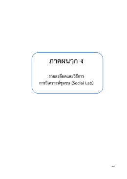 การวิเคราะห์ชุมชน