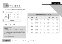 Tiger Signals