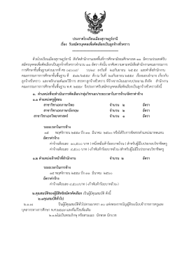 ประกาศรับสมัคร