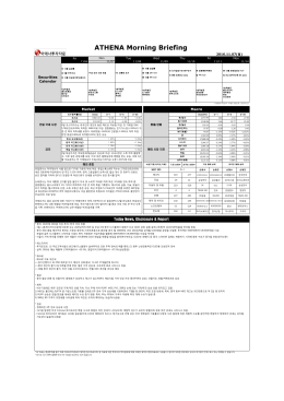 ATHENA Morning Briefing