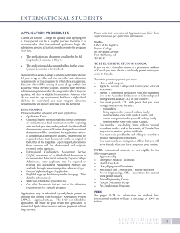 INTERNATIONAL STUDENTS