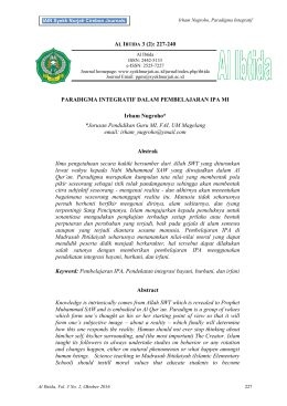 AL IBTIDA 3 (2): 227-240 PARADIGMA