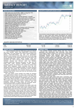 weekly report - Valbury Research Department