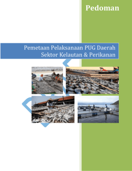 Pemetaan Pelaksanaan PUG Daerah Sektor - Info Hukum