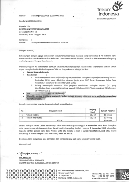 Page 1 Telkom \- Nomor : Tel.io65/PS000/HCB