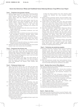 Terms and Conditions
