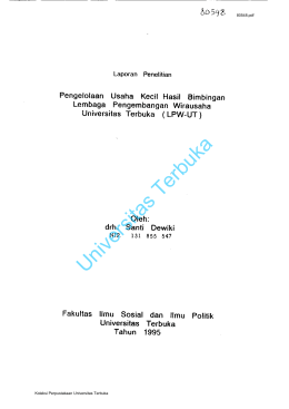 Universitas Terbuka Repository