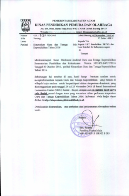 Surat lengkapnya dapat Saudara unduh disini