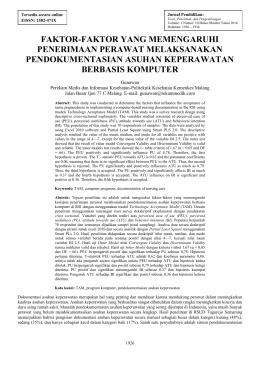 faktor-faktor yang memengaruhi penerimaan perawat