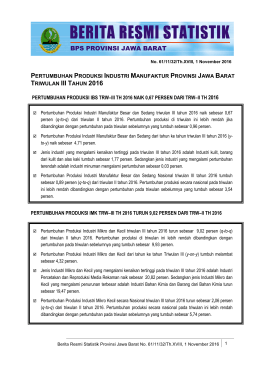 Unduh BRS Ini - BPS Provinsi Jawa Barat