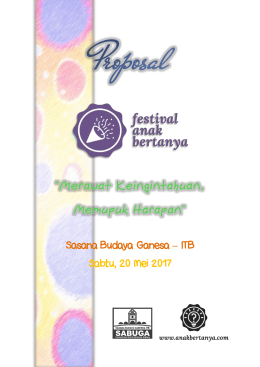 Merawat Keingintahuan, Memupuk Harapan