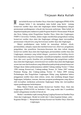 Tinjauan Mata Kuliah - Universitas Terbuka Repository