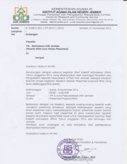 Page 1 KEMENTERIAN AGAMA RI INSTITUTAGAMA ISLAM