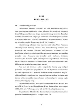 BAB I PENDAHULUAN