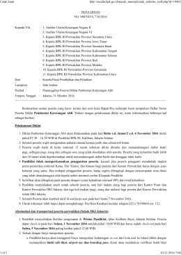 Cetak Surat - Pusdiklat BPK RI