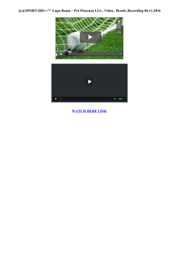SPORT-HD++** Lupa Roma - Pro Piacenza Live.. Video.. Result