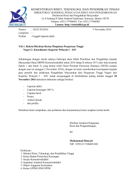 kementerian riset, teknologi, dan pendidikan tinggi