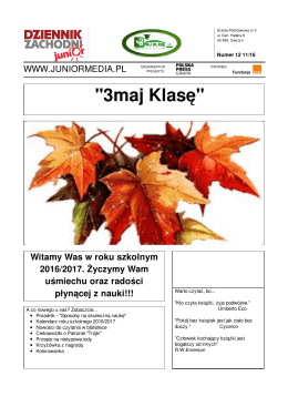 "3maj Klasę" - Junior Media