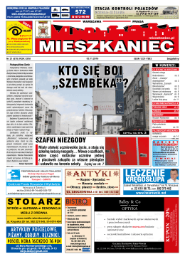 Kto się boi &bdquo;szembeKa&rdquo;?