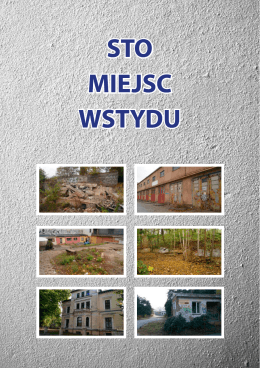 sto miejsc wstydu sto miejsc wstydu