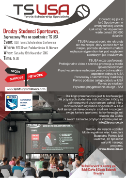 TSUSA PRESENTATION - POLISH.cdr - Polski