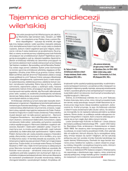 Tajemnice archidiecezji wileńskiej