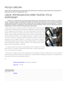 Generuj PDF - Policja Lubelska