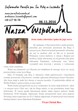 Vivat Christi Rex - parafialusowko.pl
