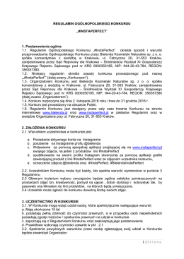 Regulamin - Bielenda