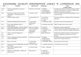 Wydarzenia kulturalne w XI
