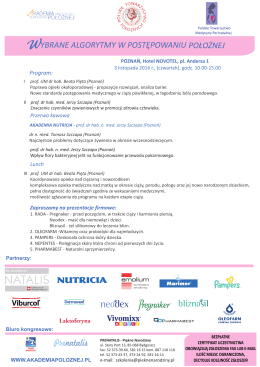 Akademia Położnej Poznań 03.11.2016