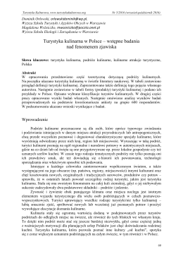 Pobierz plik PDF - Turystyka Kulturowa