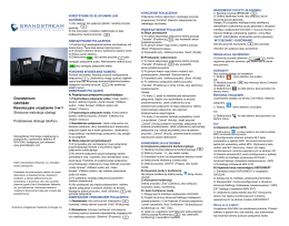 Grandstream GXV3240 Rewolucyjne urządzenie 3-w