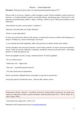 Drzewo &mdash; Anna Kotkowska