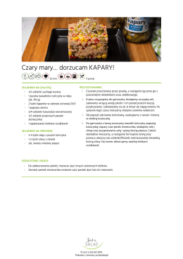 Czary mary&hellip; dorzucam KAPARY!