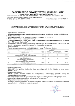 Zawiadomienie