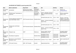 kalendarz 2016-2017 - UKS POMERANIA