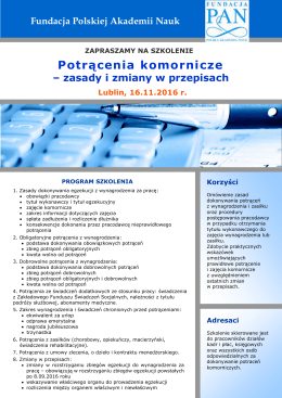 Potrącenia komornicze