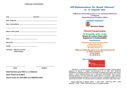 Tutaj więcej informacji podanych przez organizatora