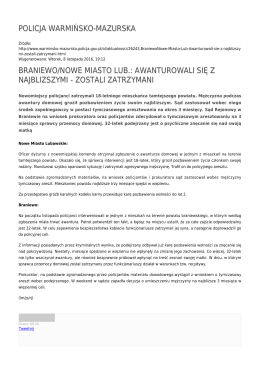 awanturowali się z najblizszymi - zostali zatrzymani