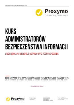 Szczeg&oacute;łowy program kursu (PDF 690kB)