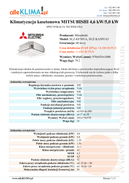 Specyfikacja techniczna