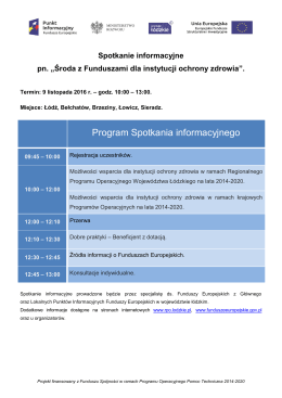 Program spotkania367.82 KB - RPO WŁ 2014-2020