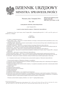 Poz. 205-e.indd - Ministerstwo Sprawiedliwości
