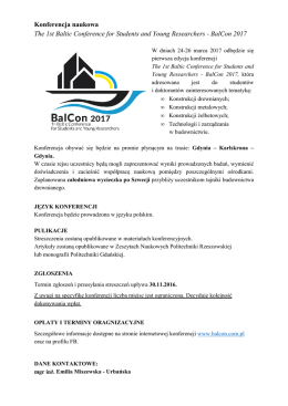Informacja na stronę