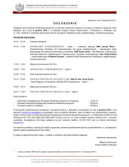 Szczegółowe informacje