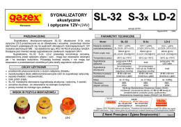 Sygnalizatory akustyczne i optyczne