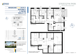 MIESZKANIE C.16 Pđ BUDYNEK C 3,ĉ752 SKALA 1:75