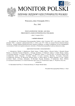 OGŁ - FOTO - Pozycja XXX post - Nr Rej. 401-2016